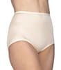 Color:Beige - Image 1 - Nylon High Waist Tailored Knit Brief