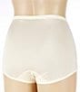 Color:Butter Cream - Image 2 - Nylon High Waist Tailored Knit Brief
