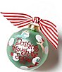 Coton Colors 2026 Dashing Through The Snow Glass Ornament - Image 2