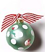 Coton Colors 2026 Dashing Through The Snow Glass Ornament - Image 3
