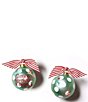 Coton Colors 2026 Dashing Through The Snow Glass Ornament - Image 1
