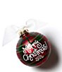 Coton Colors 2026 Tartan Tree Glass Ornament - Image 3