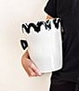Coton Colors Black Arabesque Scallop Ice Bucket, Color:Black/White - Image 2