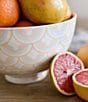 Color:Blush - Image 3 - Blush Layered Arabesque 9#double; Footed Bowl