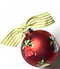 Coton Colors Christmas Bells Are Ring Glass Ornament With Stand - Image 2