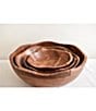Color:Brown - Image 3 - Fundamental Wood 11-inch Ruffle Bowl
