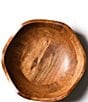 Color:Brown - Image 2 - Fundamental Wood 13-inch Ruffle Bowl