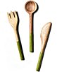Color:Olive - Image 1 - Fundamentals Wood Appetizer Utensils, Set of 3