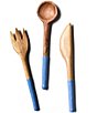 Color:Blue - Image 1 - Fundamentals Wood Appetizer Utensils, Set of 3