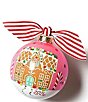 Coton Colors Gingerbread House 2026 Glass Ornament - Image 2