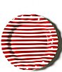 Coton Colors Holiday Red Stripe Ruffle Collection 12-Piece Dinnerware Set - Image 2