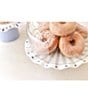 Coton Colors Iris Blue Burst Collection Small Ruffle Cake Stand With Glass Dome, 11#double; - Image 3