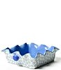 Coton Colors Iris Blue Collection Pip Square Ruffle Casserole Dish - Image 1