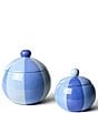 Coton Colors Iris Blue Collection Pirouette Lollipop Jar, 2-Piece Set - Image 1