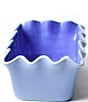 Coton Colors Iris Blue Ruffle Loaf Pan, Color:Blue - Image 3
