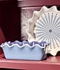 Coton Colors Iris Blue Ruffle Loaf Pan, Color:Blue - Image 4