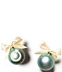 Coton Colors Just Engaged 2026 Glass Ornament - Image 1