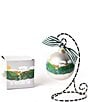 Coton Colors On Mountain Time Glass Ornament with Stand Set, Color:Green - Image 1