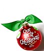 Coton Colors Our First Christmas 2026 Glass Ornament - Image 2