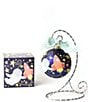Coton Colors Out Of This World Spaceship Glass Ornament with Stand Set, Color:Navy - Image 1
