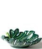Color:Green - Image 2 - Ceramic Palm Trinket Bowl