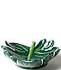 Color:Green - Image 3 - Ceramic Palm Trinket Bowl