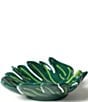Color:Green - Image 4 - Ceramic Palm Trinket Bowl