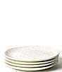 Color:Blush/White - Image 2 - Quatrefoil Blush Salad Plates, Set of 4
