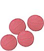 Coton Colors Red Stripe Round Placemats, Set of 4 - Image 1