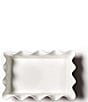 Coton Colors Red Stripe Ruffle Casserole Dish, 13#double; - Image 3
