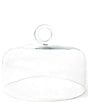 Coton Colors Ring Handle Glass Dome, Color:White - Image 1