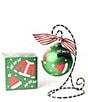 Coton Colors Santa Starter Pack Glass Ornament With Stand Set - Image 1