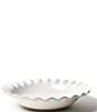 Coton Colors Signature White 13#double; Ruffle Best Bowl, Color:White - Image 1