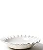 Color:White - Image 1 - Signature White 13#double; Ruffle Best Bowl