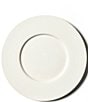Color:White - Image 2 - Signature White Collection Rimmed Salad Plates, Set of 4