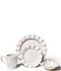 Coton Colors Signature White Collection Ruffle 4-Piece Place Setting - Image 1