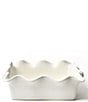 Coton Colors Signature White Collection Square Ruffle 9.5#double; Casserole - Image 2