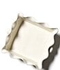 Coton Colors Signature White Collection Square Ruffle 9.5#double; Casserole - Image 3