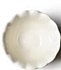 Coton Colors Signature White Ruffle 9#double; Footed Trifle Bowl, Color:White - Image 2