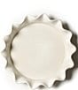 Color:White - Image 1 - Signature White Ruffle Pie Dish, 8-inch