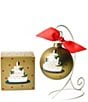 Coton Colors Wedding Cake Mr. Mrs. 2025 Ornament With Stand - Image 1