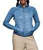 Cotopaxi Capa Hybrid Insulated Scuba Hooded Knit Side Panel Zip Front Puffer Jacket, Color:Fjord - Image 1