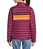 Cotopaxi Fuego Down Jam Striped Stand Collar Long Sleeve Zip Front Jacket, Color:Jam Stripe - Image 2