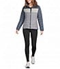 Cotopaxi Fuego Down Striped Print Hooded Stand Collar Zip Front Puffer Jacket - Image 3