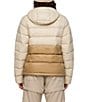 Cotopaxi Fuego Max Down Hooded Stand Collar Zip Front Puffer Jacket, Color:Cream Khaki - Image 2