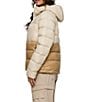 Cotopaxi Fuego Max Down Hooded Stand Collar Zip Front Puffer Jacket, Color:Cream Khaki - Image 3