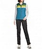 Cotopaxi Fuego Striped Print Down Stand Collar Sleeveless Zip Front Vest - Image 3
