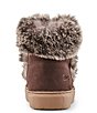 Color:Cocoa - Image 3 - Dasha Faux Fur Waterproof Suede Cold Weather Booties