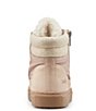 Color:Cream - Image 3 - Dax Waterproof Suede Nylon Faux Fur Lined Booties
