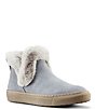 Color:Ash Blue - Image 1 - Duffy Faux Fur Waterproof Suede Cold Weather Booties